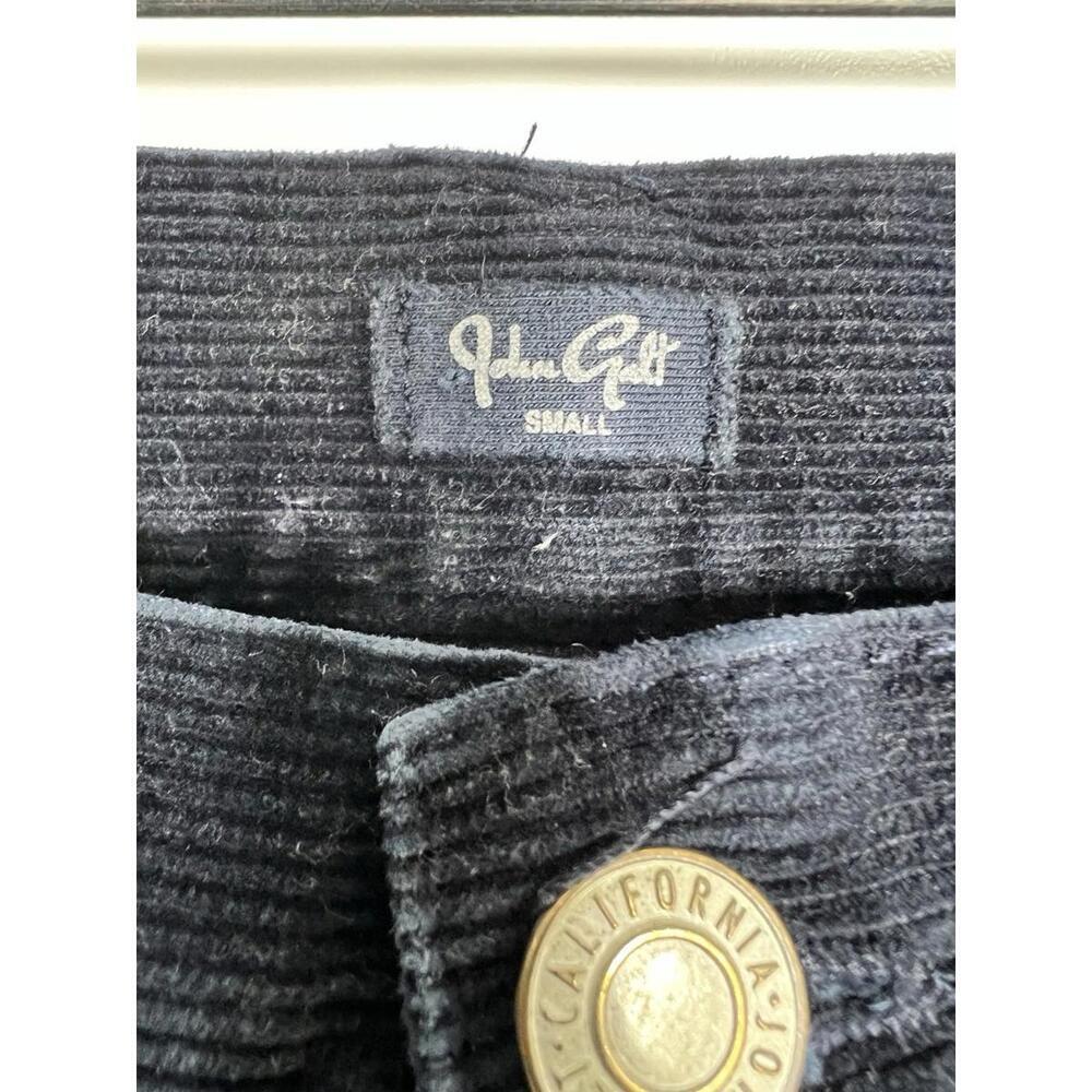 J Galt Brandy Navy Blue Corduroy Straight Leg Pants Carpenter Women Sz S 25x29 - Picture 4 of 9